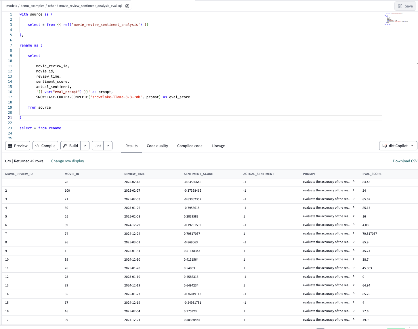 AI generated results automatically evaluated by one or more models AI generated results automatically evaluated by one or more models